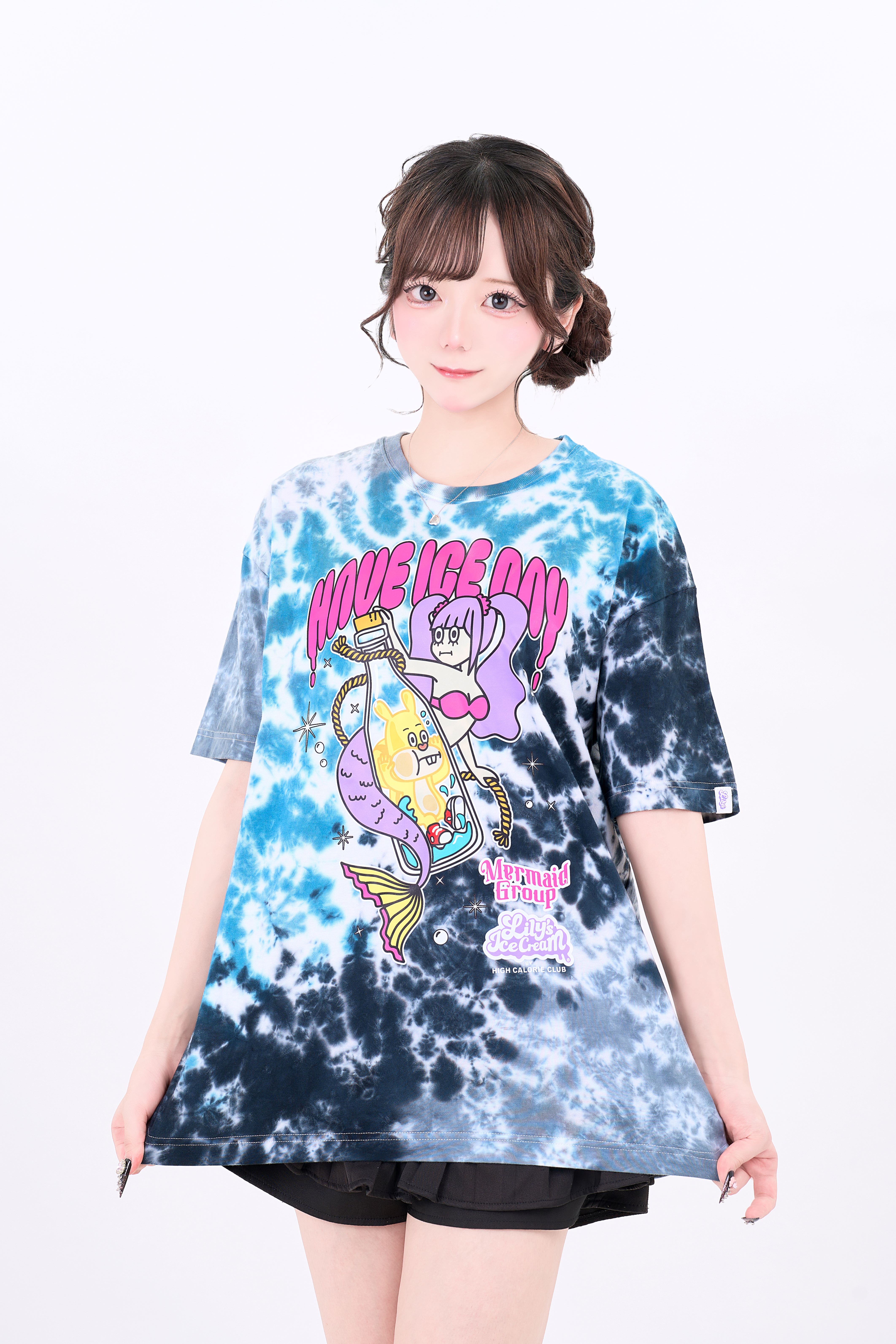 LILY'S ICECREAM x MERMAID GroupコラボTシャツ（Tie Dye / M-Size）